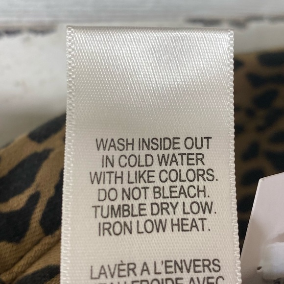 Good American Good Waist Leopard Print Skinny Jeans Ankle - Picture 9 of 10